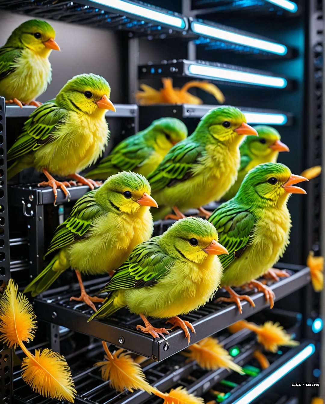 At LaForge our GPUs are like these little birds always asking for prompts